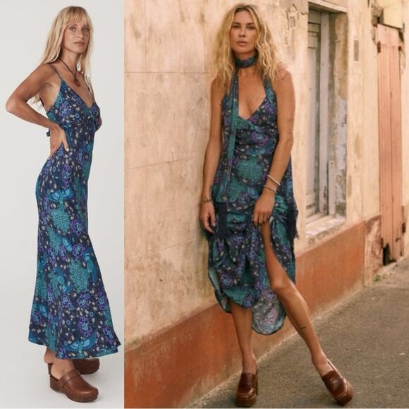 Spell & the Gypsy Bohemian Witchy Bohème Bias Maxi Slip Dress Size XXL - Picture 11 of 16